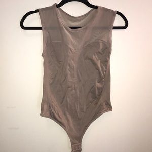 Sweat Heart Mesh Bodysuit